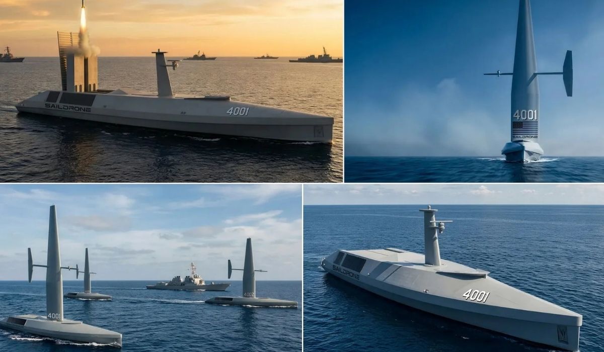 O Spectre, drone dos EUA de US$ 40 milhões parecido com um veleiro, caça submarinos em silêncio por semanas e substitui um destróier de bilhões