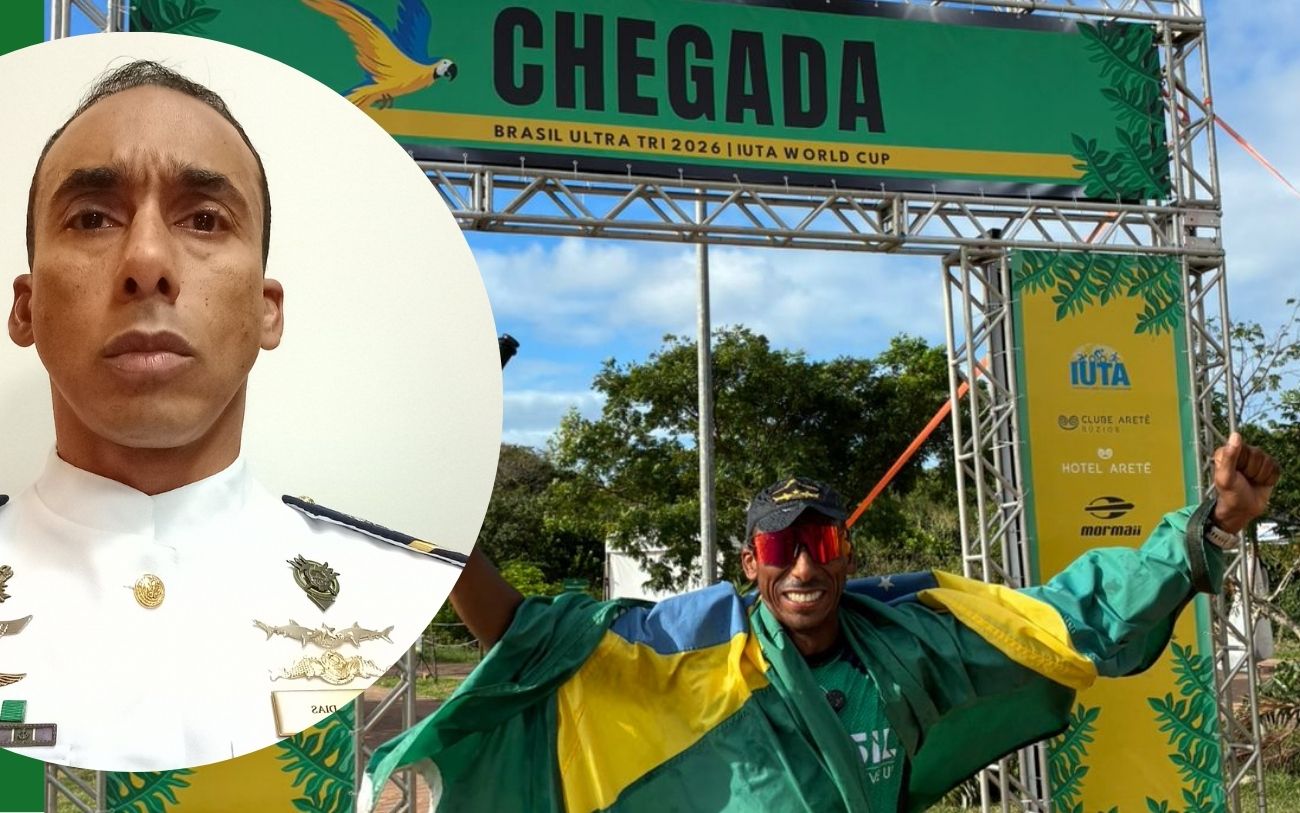 FROGMAN: suboficial da Marinha crava recorde mundial e conclui os 4.520 km do Double Deca Ironman
