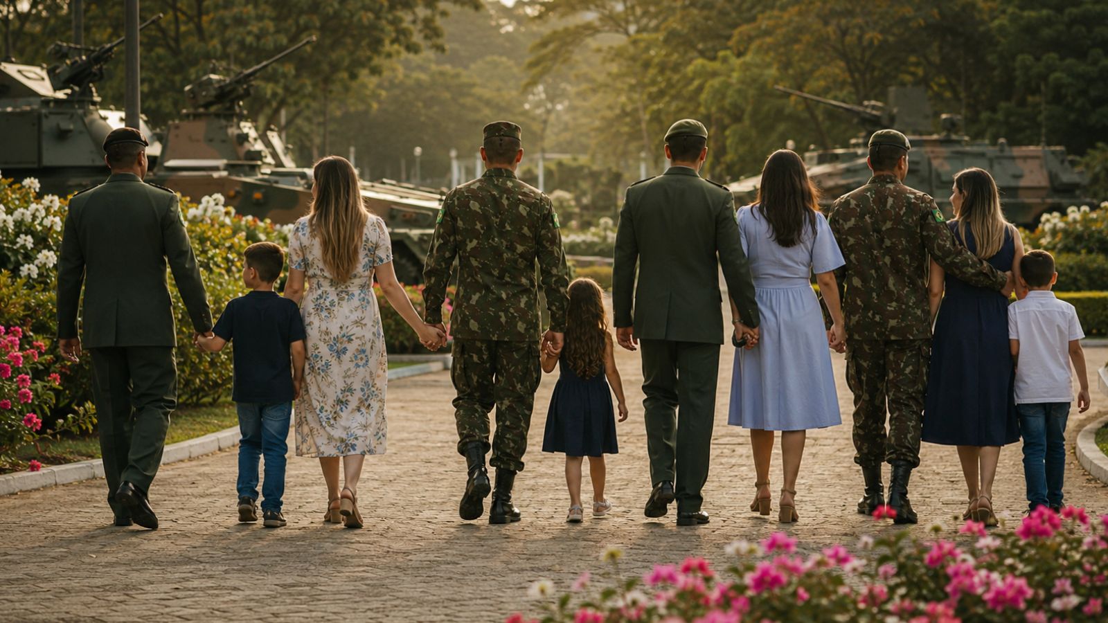 Como o Exército trata bem seus militares e tem a família militar como seu maior patrimônio