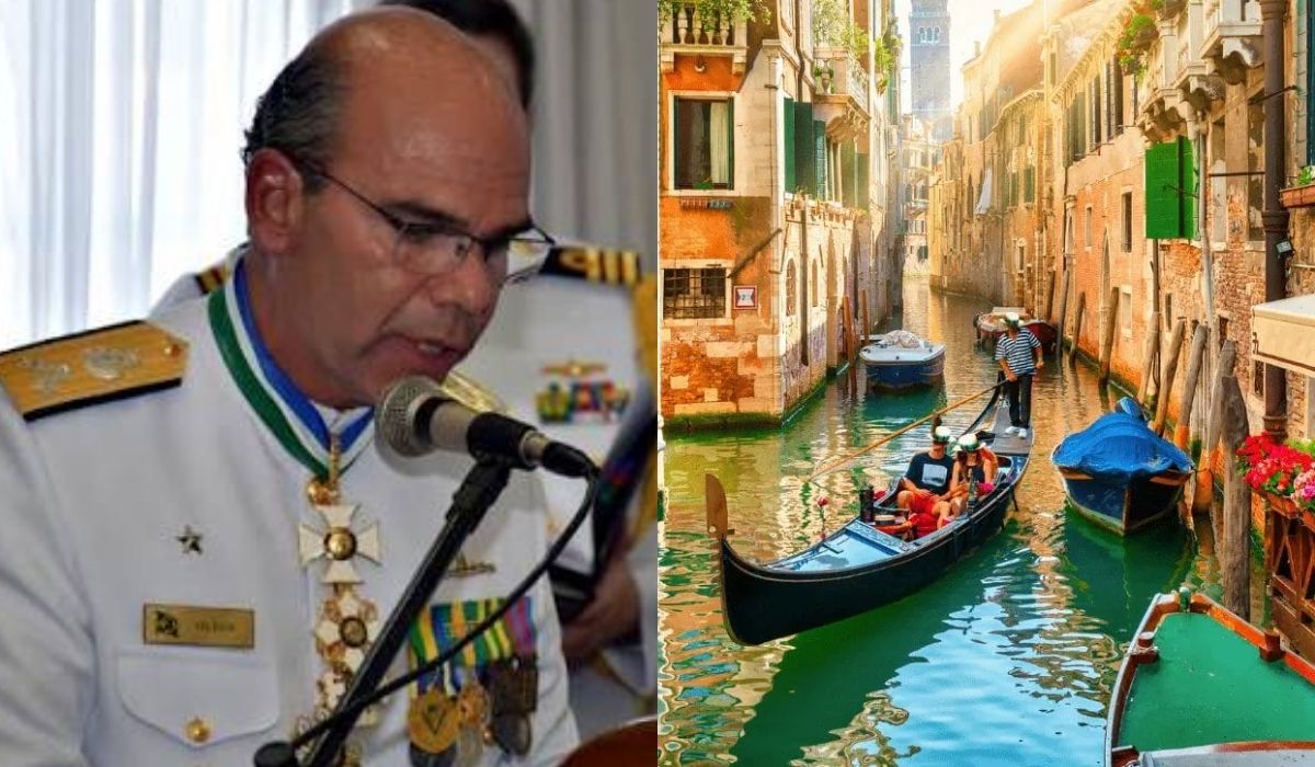 O Ministério da Defesa autorizou o comandante da Marinha, almirante Marcos Sampaio Olsen, a ir a Veneza entre 2 e 8 de outubro para um encontro que reúne as maiores marinhas do mundo, ao lado de Estados Unidos e China