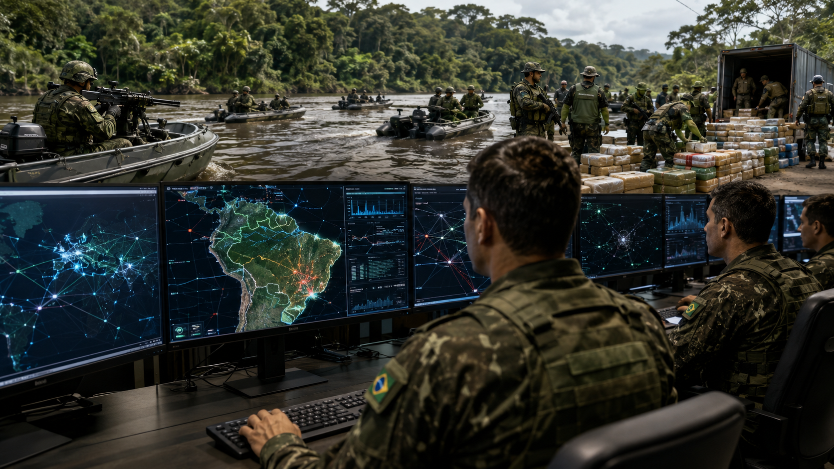 Brasil na mira: inteligência do Exército revela 754 bilhões de ataques cibernéticos e alerta que rota da cocaína já movimenta R$ 50 bilhões por ano
