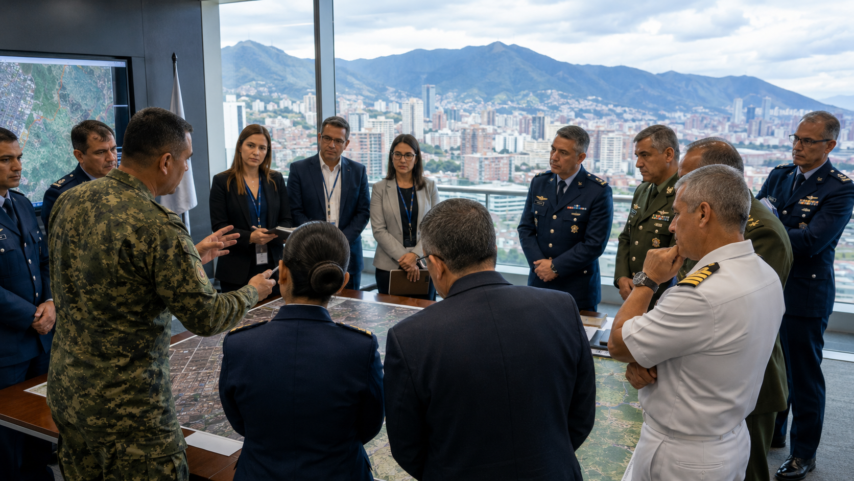 Militares e civis do mais alto nível de estudos em Defesa do Brasil vão a Bogotá para uma etapa de campo que leva a formação estratégica para fora da sala de aula