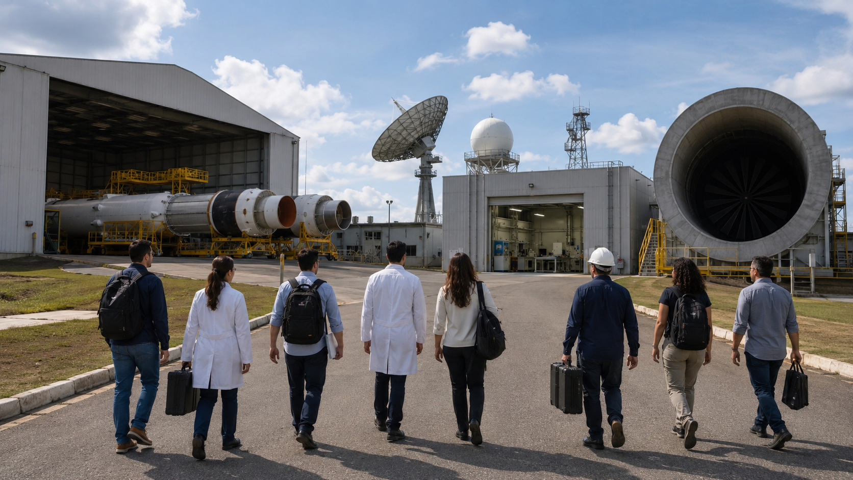 FAB recebe de uma só vez 62 novos pesquisadores e tecnólogos para Alcântara, Barreira do Inferno e institutos que trabalham com radar, hipersônica, propulsão e materiais aeroespaciais