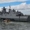 Quatro navios da Marinha deixam a Argentina: imagens exclusivas da RSM mostram fragata Tamandaré e submarino Humaitá saindo de Mar del Plata