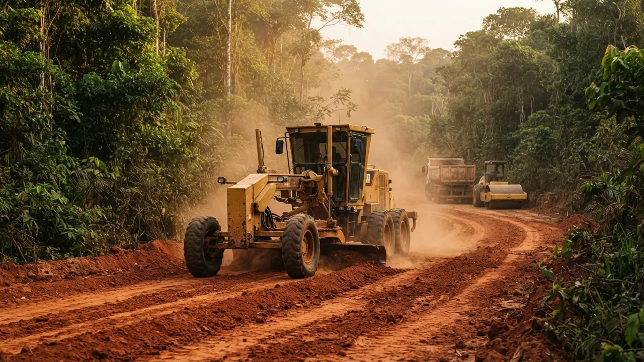 O Exército mantém cerca de 8 mil militares tocando obra de rodovia em convênio com o DNIT, são 13 empreendimentos em 11 estados somando 1.167 quilômetros, e boa parte fica em trecho onde empreiteira não entra