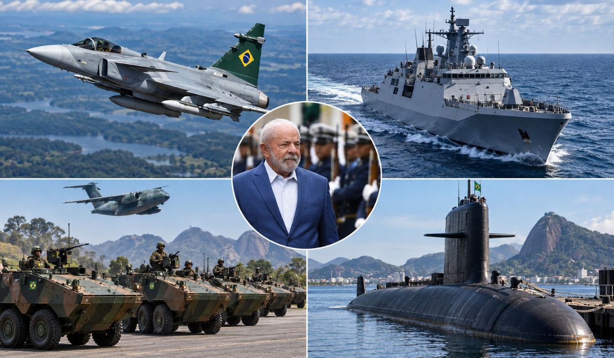 3 submarinos, 4 fragatas, 714 blindados, Gripen, KC-390 e submarino nuclear: o que existe dentro do pacote militar de R$ 52,8 bilhões do Brasil