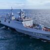 Brasil coloca fragata de 107 metros e 3.455 toneladas em marco inédito: navio construído em SC vira primeiro de projeto europeu a receber certificação DNV SHOCK