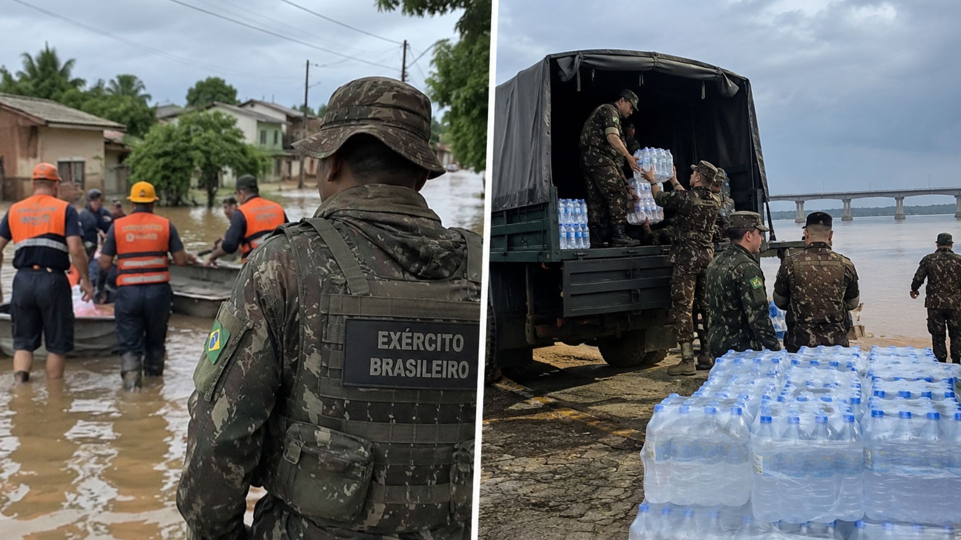 Exército liga sinal de alerta para o clima no Brasil após previsão de chuvas acima da média no Sul, enquanto Uruguaiana prepara militares, abrigos e equipamentos para possíveis impactos do El Niño