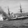 O encouraçado Aquidabã explodiu na baía de Jacuecanga em janeiro de 1906 e afundou em minutos com mais de duzentos homens a bordo, três deles almirantes reunidos ali para uma inspeção de torpedos