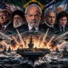Batalha naval e risco de guerra mundial: Irã ataca porta-aviões dos EUA com mísseis balísticos enquanto tensões pelas Malvinas chegam ao entorno estratégico do Brasil