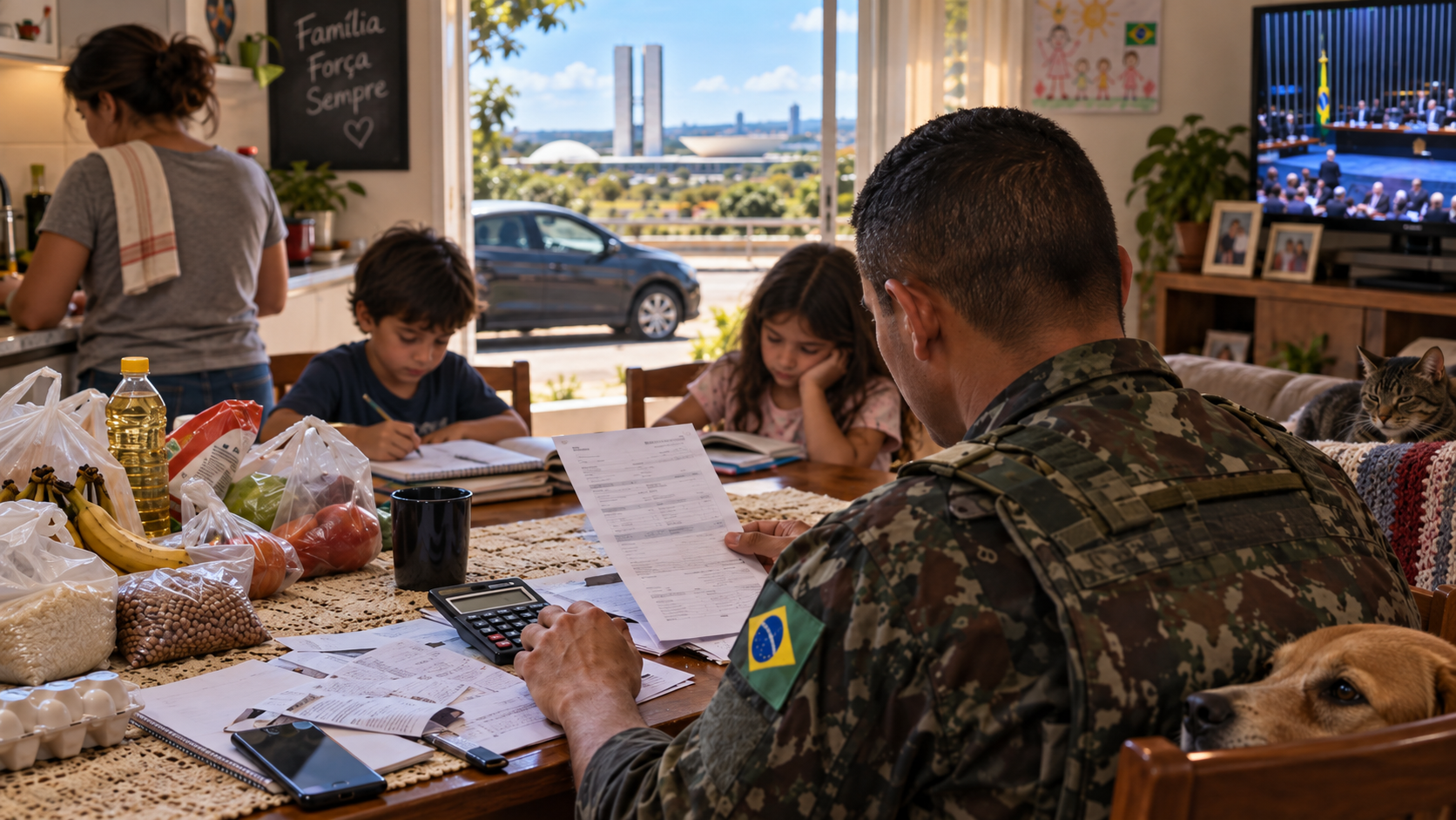 O soldo já não acompanha o custo de vida: inflação pressiona orçamento de militares, relatos de “bicos” ganham força e Senado analisa reajuste anual