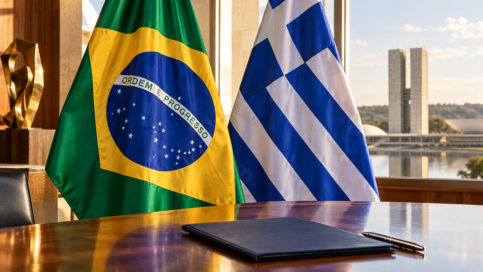 Brasil e Grécia têm acordo de defesa no Congresso que inclui pesquisa, tecnologia militar e cooperação entre as indústrias dos dois países
