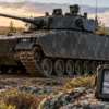 BAE testou camuflagem ADAPTIV com placas que mudam de temperatura para fazer um blindado CV90 parecer um veículo 4×4 em imagens térmicas