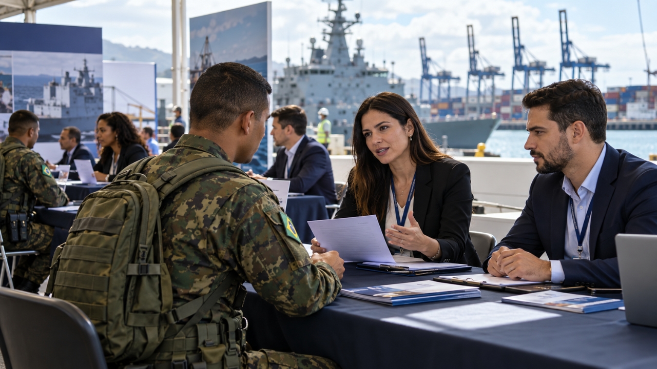 Marinha firma acordo para ajudar fuzileiros navais que deixam a carreira militar a conseguir emprego, após programa registrar 1.239 recolocações profissionais
