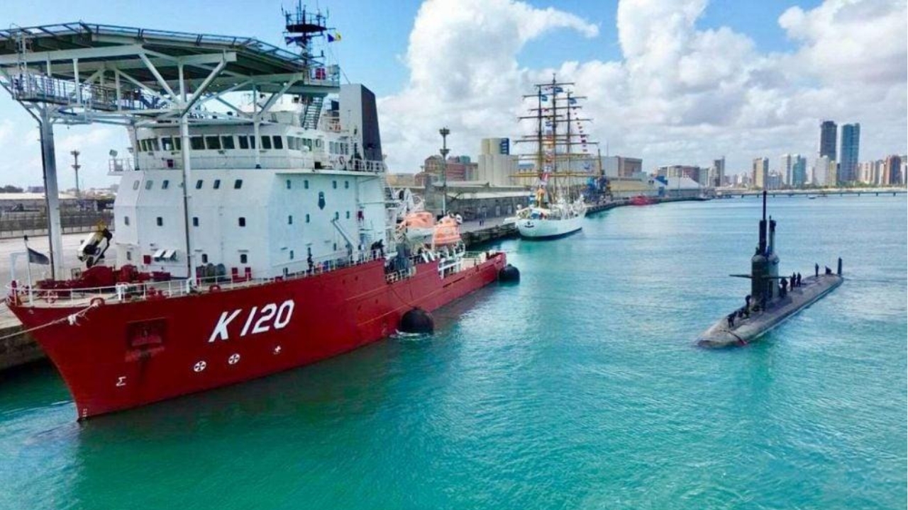 Marinha do Brasil e Armada Argentina preparam operação conjunta para proteger cabos submarinos no Atlântico após mobilização brasileira com submarino da classe Riachuelo, helicóptero SH-16 e aeronave P-95