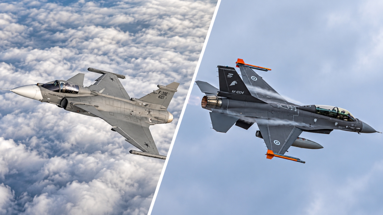 Quantos minutos os F-16 argentinos resistiriam contra os F-39 Gripen do Brasil em um combate aéreo real? A diferença tecnológica poderia decidir o confronto antes mesmo do contato visual