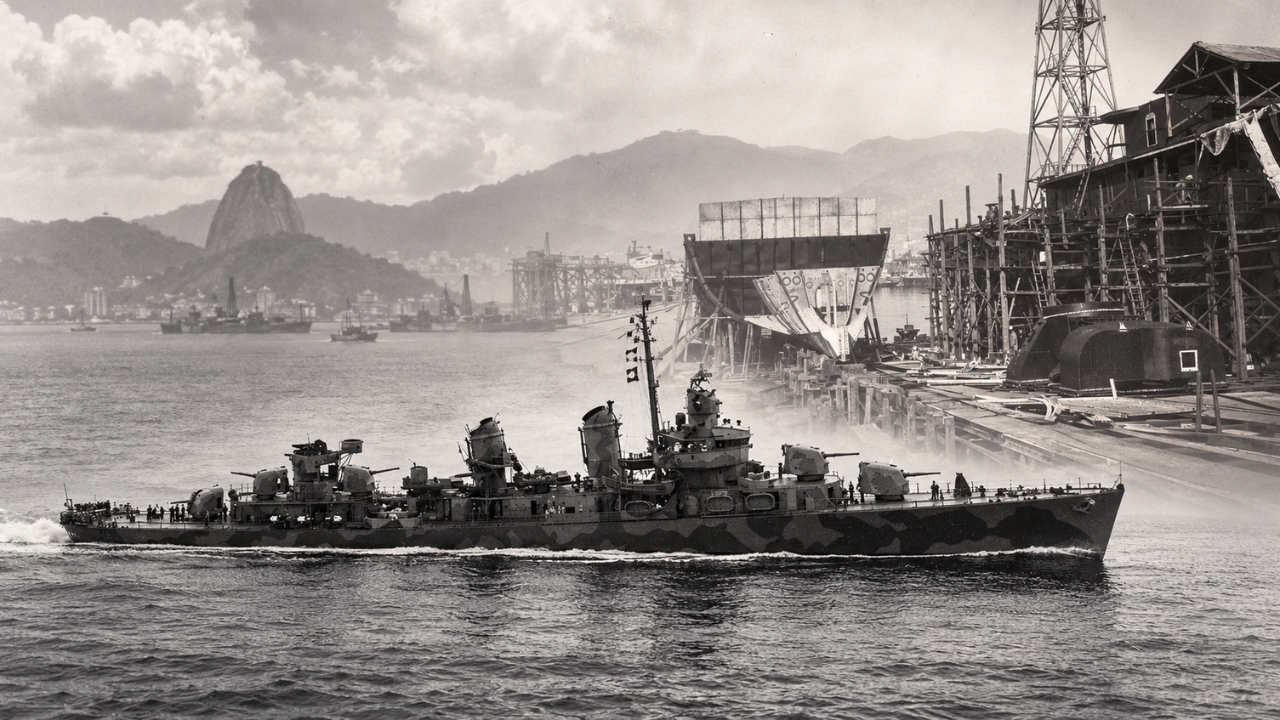 Brasil quase fabricou três dos mais poderosos navios de guerra dos Estados Unidos: a Marinha recebeu os desenhos dos destróieres Fletcher, iniciou preparativos para a construção nacional, mas viu a oportunidade desaparecer antes que o primeiro navio saísse do estaleiro