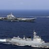 China mobiliza porta-aviões e três navios de guerra perto do Japão, realiza operações com caças no Pacífico e provoca reação militar japonesa em meio à disputa pelo domínio dos mares asiáticos