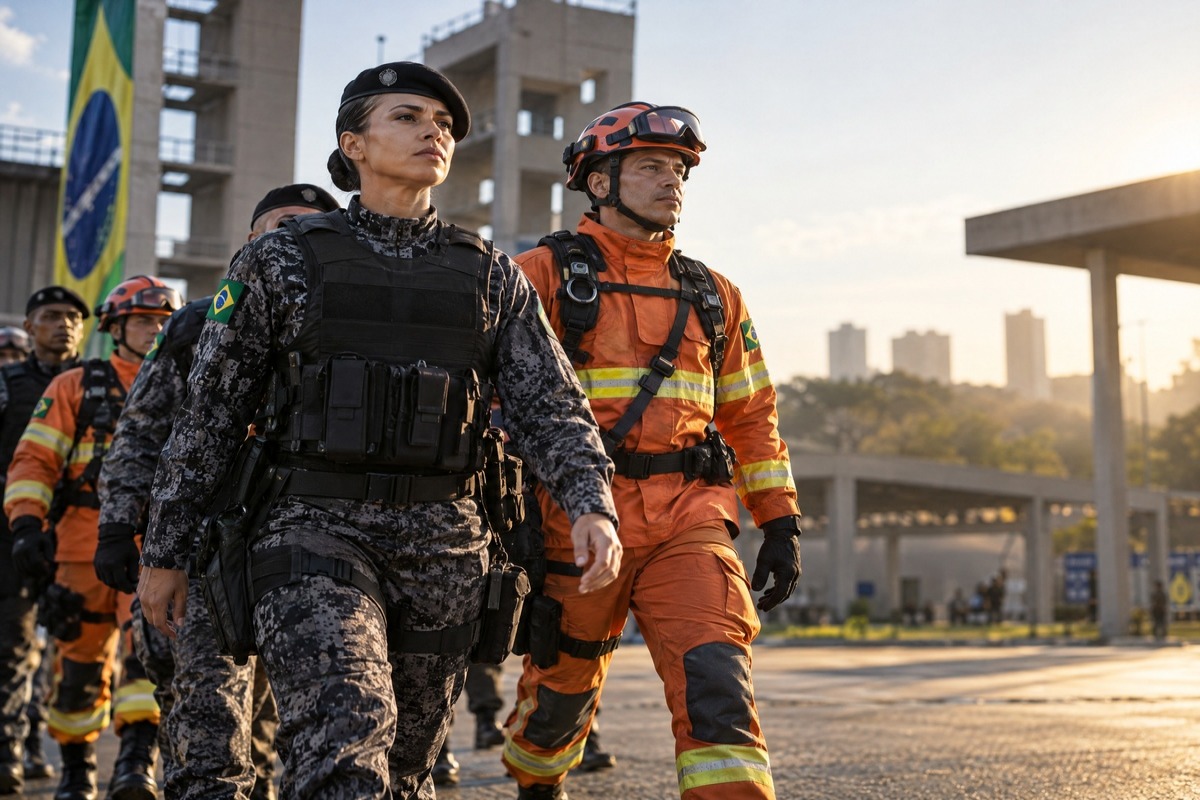 Força Nacional prepara 86 profissionais de 20 unidades da Federação: 64 policiais militares e 14 bombeiros terão treinamento previsto para 20 de outubro antes de possíveis missões pelo Brasil