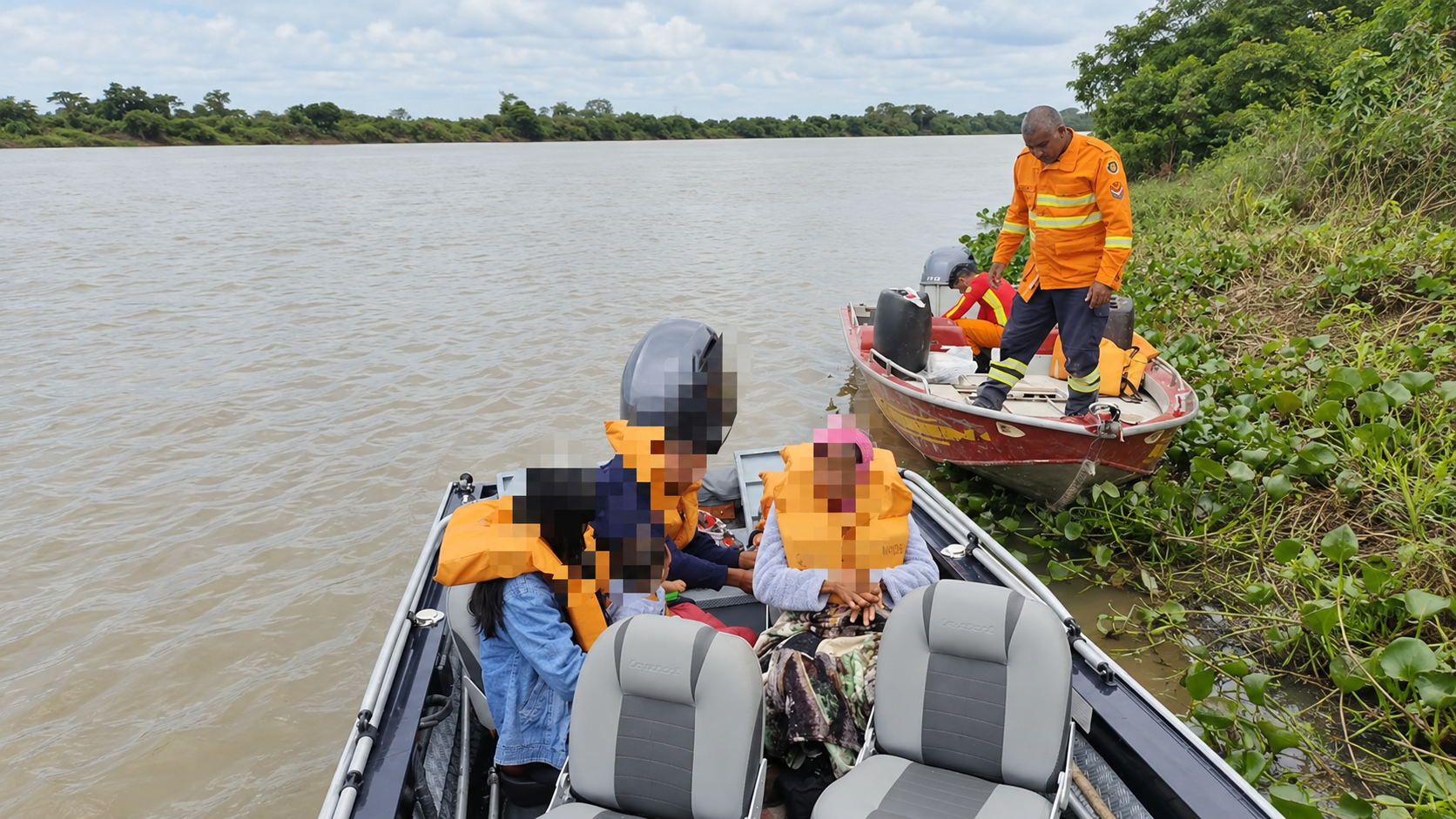 Exército e bombeiros resgatam jovem e bebê de 9 meses no Pantanal com transporte por rio e estrada até Corumbá