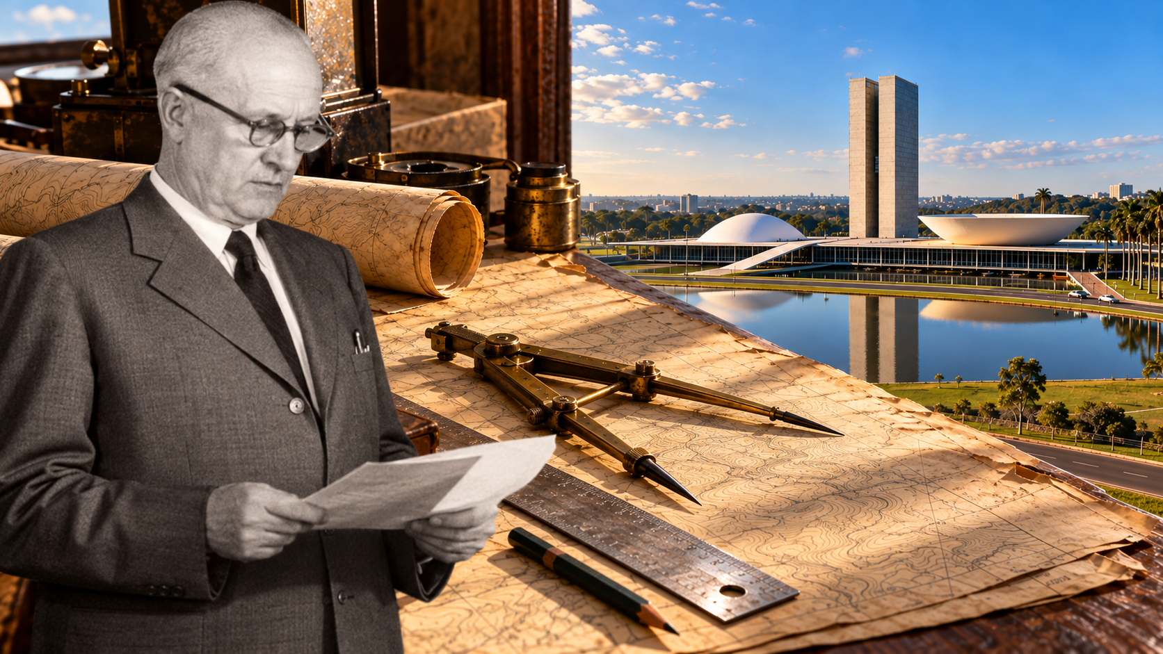 Antes de Brasília, general propôs Distrito Federal de 77 mil km² e estudou o território que receberia a nova capital do Brasil
