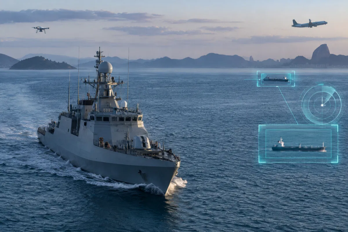 Marinha do Brasil desenvolve sistema com inteligência artificial para analisar imagens e ampliar o monitoramento marítimo