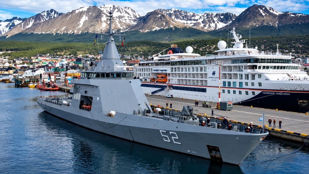 Em meio à tensão pelas Malvinas, Argentina autoriza R$ 622 milhões para base naval estratégica no Atlântico Sul