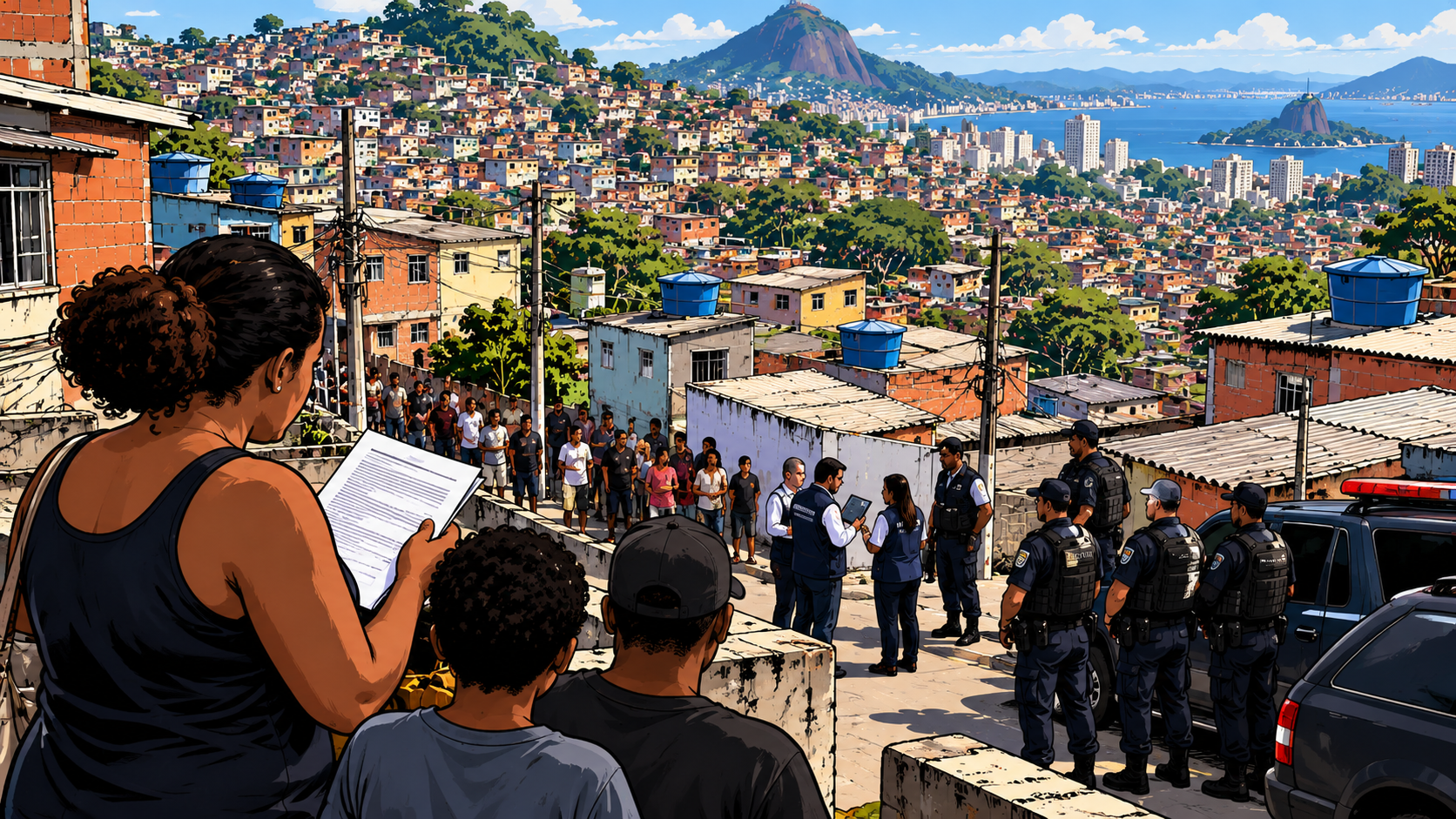 Defensoria Pública do Rio exige R$ 50 milhões na Justiça para reparar danos aos moradores da Penha e do Alemão após Operação Contenção, enquanto 28 policiais militares respondem a processos criminais
