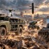 EUA revelam novo patamar da guerra moderna: Humvee sem motorista, robôs de combate RIPSAW e drone antitanque Damocles com inteligência artificial