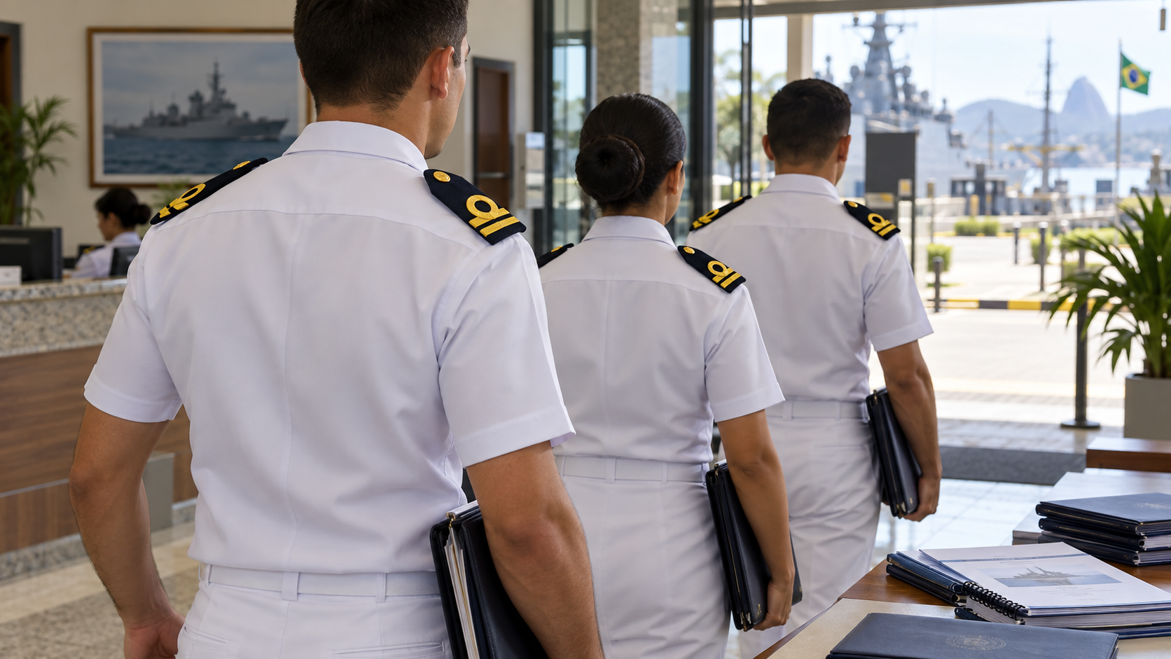 Marinha desliga três primeiros-tenentes após posse em cargos públicos e prevê cobrança de cursos mesmo depois da saída